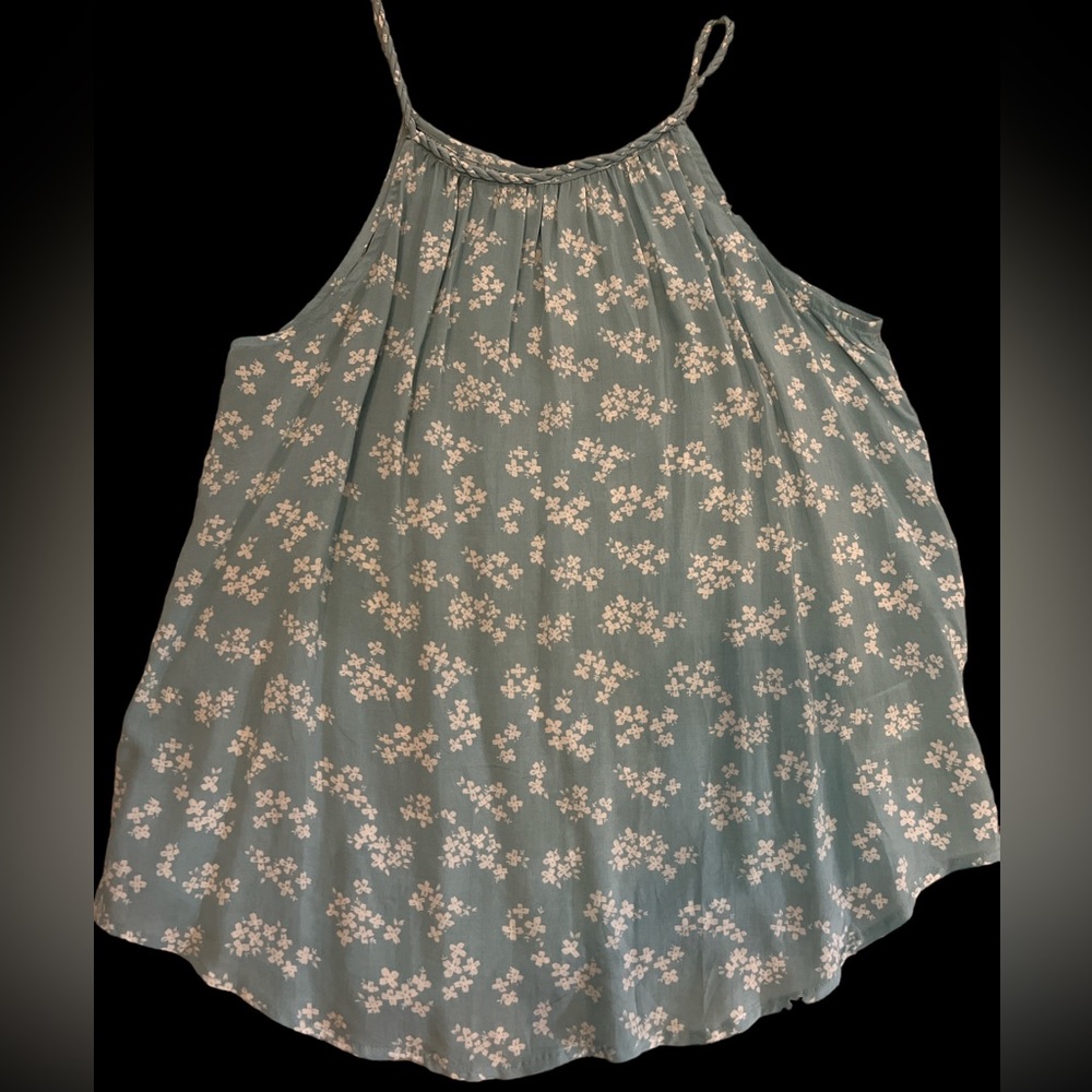 Gap- Light Blue/Teal Floral Camisole